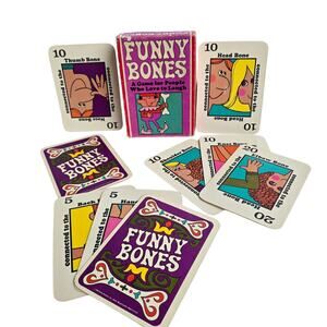 Funny Bones Vintage Card Game Parker Brothers 1968 60s General Mills